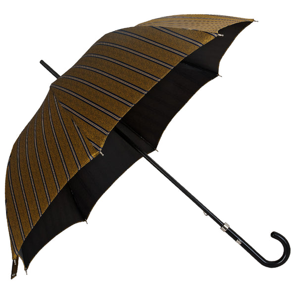 Oertel Handmade Ladies Umbrella - Stripes gold