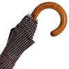 Oertel Handmade pocket umbrella maple - Pepita grey/red