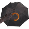 Oertel Handmade pocket umbrella maple - Pepita grey/red