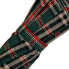 Oertel Handmade pocket umbrella Tartan cotton green/red