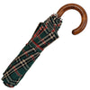 Oertel Handmade pocket umbrella Tartan cotton green/red
