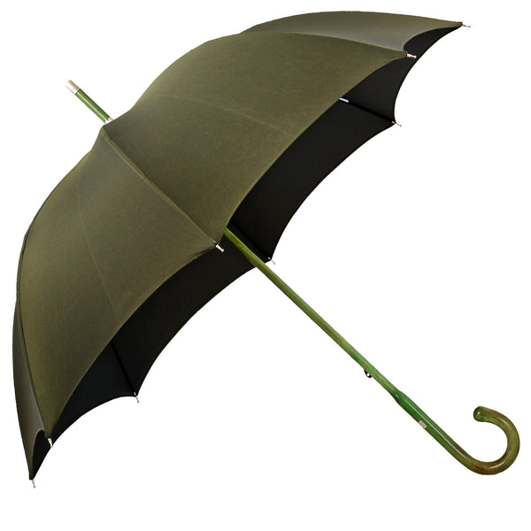 Oertel Handmade Ladies Classic uni - olive | European Umbrellas