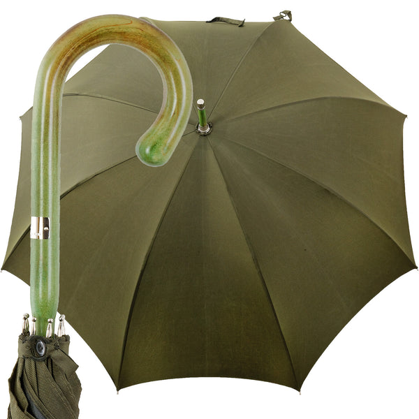 Oertel Handmade Ladies Classic uni - olive | European Umbrellas