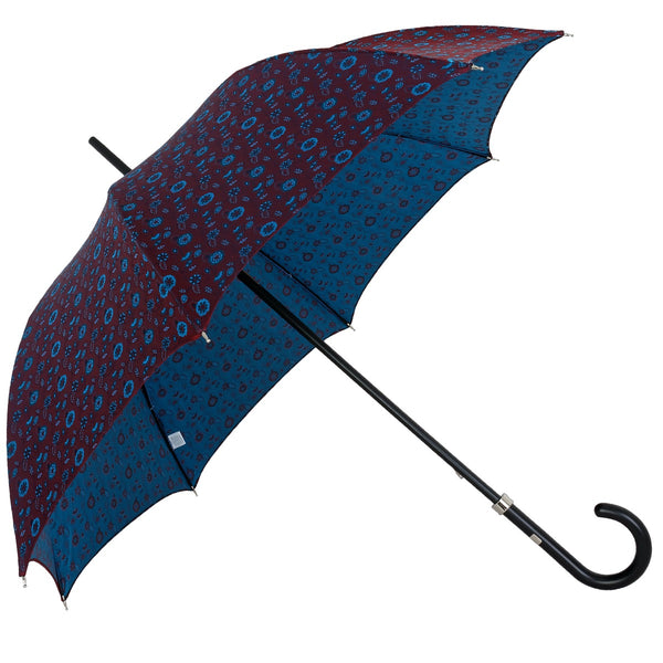 Oertel Handmade Ladies - Paisley - blue-orange | European Umbrellas