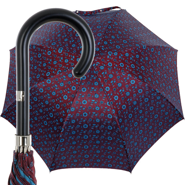 Oertel Handmade Ladies - Paisley - blue-orange | European Umbrellas