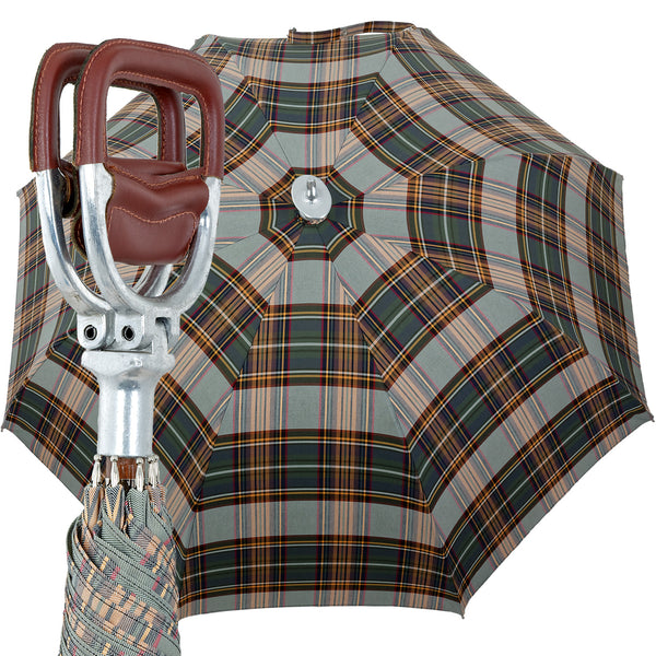 Marchesato Handmade leather seat - beige | European Umbrellas