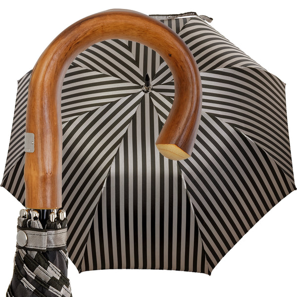Oertel Handmade - Sport - Tweed Stripes - orange | European Umbrellas