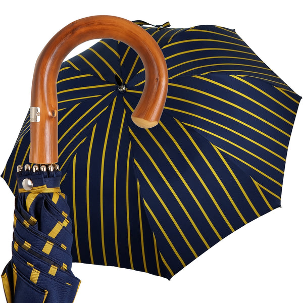Oertel Handmade - Sport Stripes - blue-yellow | European Umbrellas