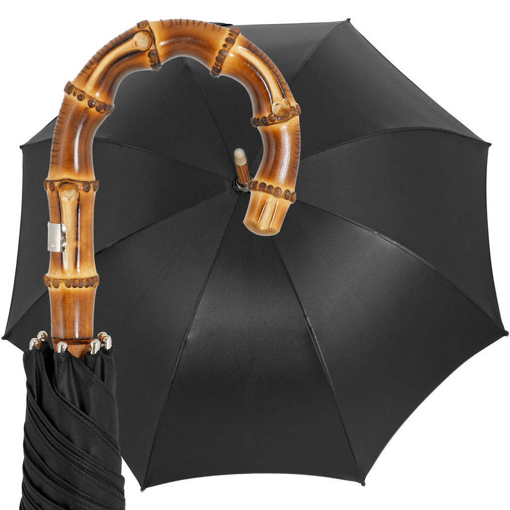 小物 Bicolor Bamboo Handle Umbrella 小物 Bicolor Bamboo Handle Umbrella Bicolor Bamboo Handle