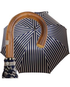 Oertel Handmade - Sport Stripes - cognac-brown | European Umbrellas