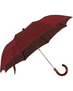 Oertel Handmade pocket umbrella maple - glencheck red | European Umbrellas