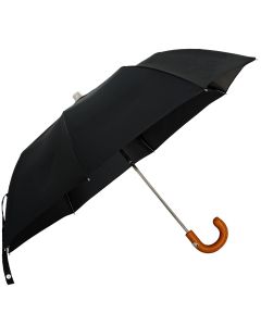 Oertel Handmade pocket umbrella - leather cognac | European Umbrellas