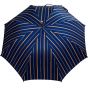 Oertel Handmade Ladies umbrella - classic - Stripes  royal