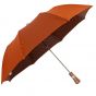 Oertel Handmade pocket umbrella maple - Dots orange-black