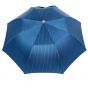 Oertel Handmade pocket umbrella maple - Stripes royal-navy
